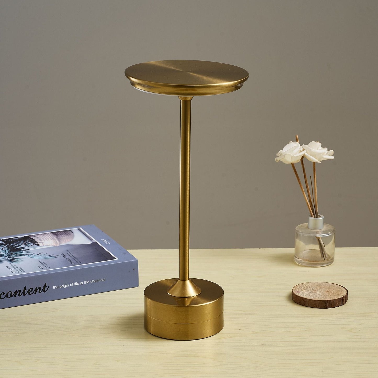 Lámpara de Mesa Recargable, Iluminación portátil, Lamparas LED inalámbricas, lámpara recargable USB portátil, lámpara de batería, Kaimok Design
