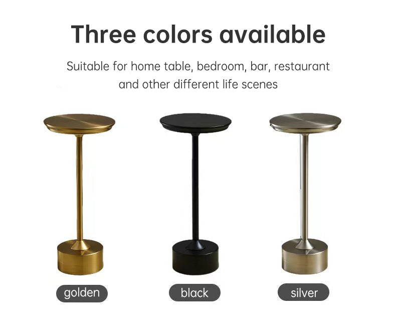 Lámpara de Mesa Recargable, Iluminación portátil, Lamparas LED inalámbricas, lámpara recargable USB portátil, lámpara de batería, Kaimok Design