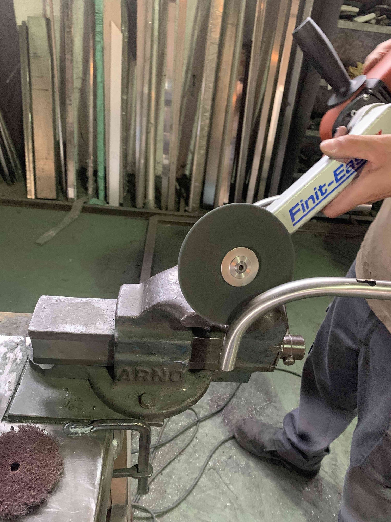 Acero Inoxidable - hecho a mano - estantería - soporte bicicleta - Kaimok