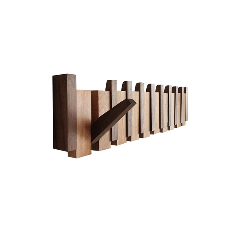 Perchero de pared, colgador de pared, Ganchos de madera, Perchero de madera, perchero para bolsos, Kaimok Design