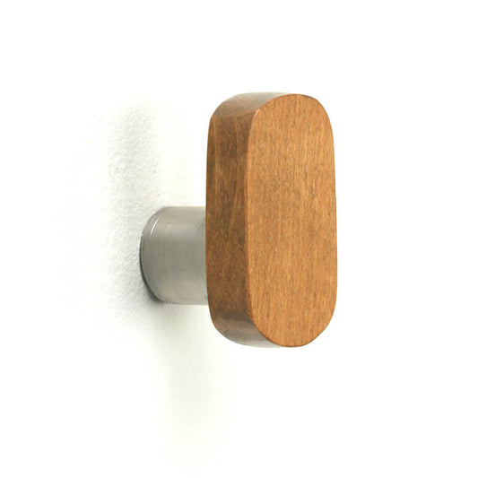 BCN Mini - percha pared - ganchos para colgar - nogal - Kaimok Design